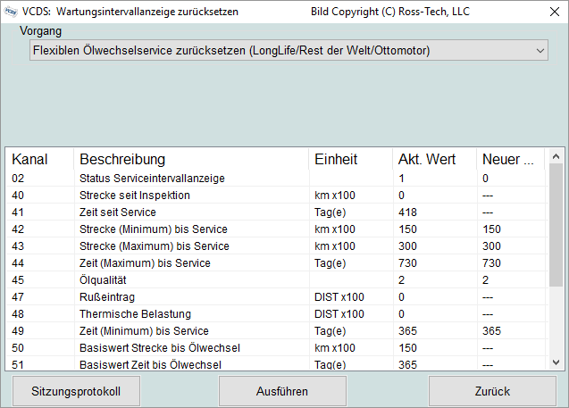 Screenshot: Fornitura di servizi